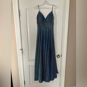 Teal Prom Dress size 6